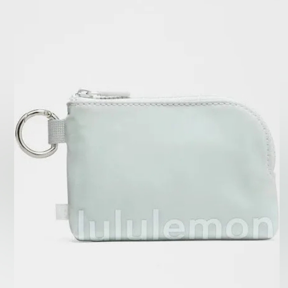 lululemon athletica Accessories - NWT Lululemon Clippable Card Pouch Mint Breeze White